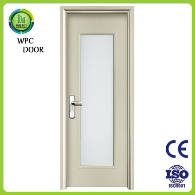 Un bon prix. Utilisation imperméable de cuisine d'épaisseur en bois solide 45mm de porte en verre de l'entrée WPC en ligne
