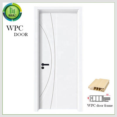 Un bon prix. ISO9001 Certified WPC Interior Door with Mortise Lock and Cylinder Lock Options en ligne