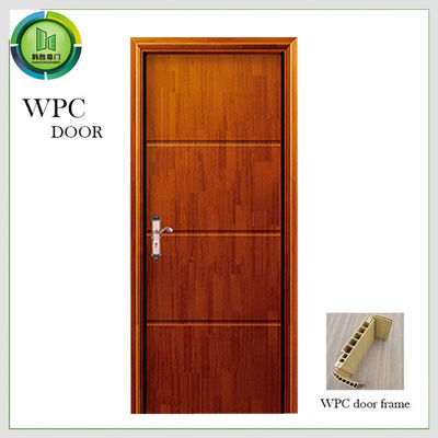 Un bon prix. Utilisation simple évaluée de maison de résistance de termite de portes intérieures en bois solide du feu WPC en ligne