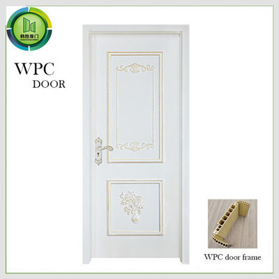 Un bon prix. Utilisation résistante d'appartement de WPC de termite simple intérieur en bois de porte en ligne