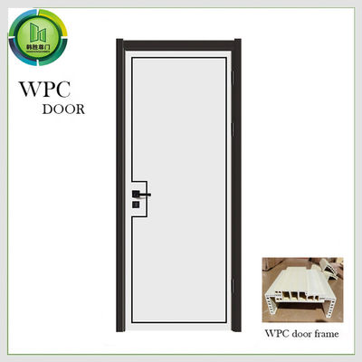Un bon prix. Utilisation de chambre à coucher certifiée CE résistante à l'eau de porte simple WPC d'entrée insonorisée en ligne