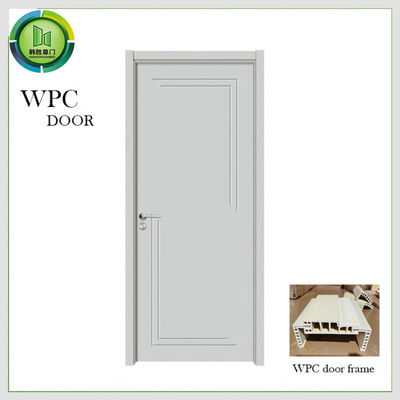 Un bon prix. Utilisation affleurante blanche d'hôtel de résistance d'humidité WPC de porte ignifuge de plaine d'OEM en ligne