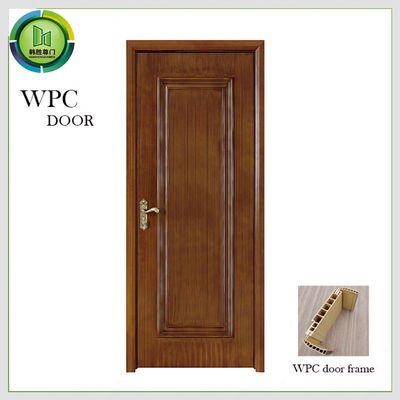 Un bon prix. Preuve de termite de portes de Wpc de plaine d'OEM WPC, porte simple en bois solide pour la villa en ligne