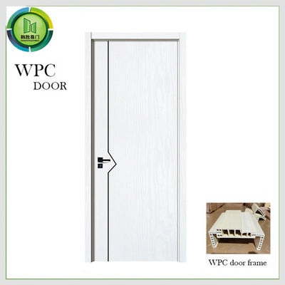 Un bon prix. Porte solide évaluée de noyau du feu d'Upvc, utilisation du bois simple d'hôtel de porte de WPC en ligne