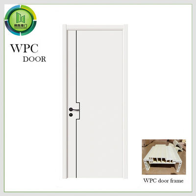 Un bon prix. Utilisation du bois libre de salle de bains de l'architrave WPC de cadre de porte de formaldéhyde en ligne