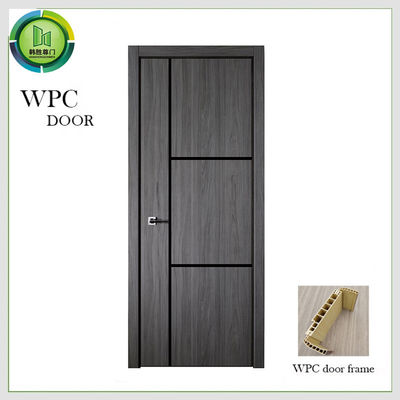 Un bon prix. Porte creuse composée en plastique en bois de WPC en ligne