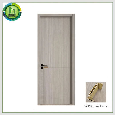 Un bon prix. WPC pèlent la porte simple de patio d'UPVC, utilisation en bois étanche à l'humidité d'hôtel de portes d'UPVC en ligne