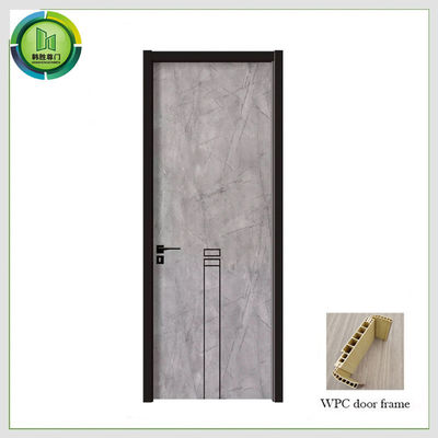Un bon prix. Utilisation composée de chambre à coucher de peau des portes internes à la maison WPC du style UPVC en ligne