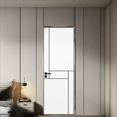Un bon prix. Porte creuse en WPC à peinture personnalisable avec conception insonorisée, résistance à l'humidité et faible entretien pour les espaces modernes en ligne