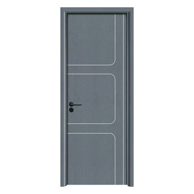 Porte composite de porte intérieure creuse durable WPC avec résistance à l'humidité et isolation thermique énergétique pour résidentiel