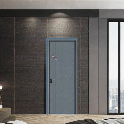 Un bon prix. Porte creuse WPC personnalisable avec résistance à l'humidité et propriétés d'insonorisation adaptée aux environnements résidentiels intérieurs en ligne