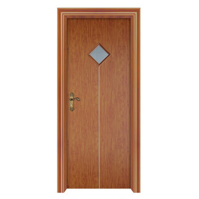 Un bon prix. Porte en verre en WPC résistant à l'humidité, résistant aux termites, insonorisé, porte creuse composite pour intérieurs modernes en ligne