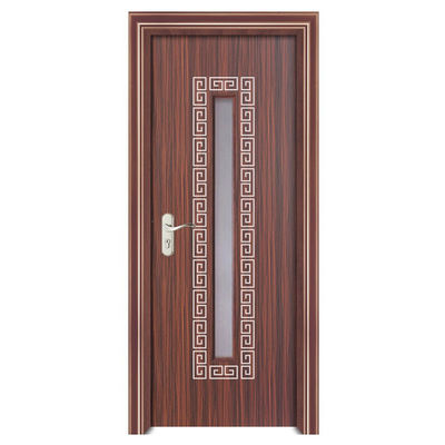 Porte en verre WPC moderne avec une capacité de production de 200000 ensembles par an et une largeur de 600 mm pour les espaces écologiques