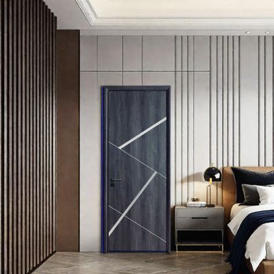 Porte creuse en composite bois-plastique (WPC) résistante aux termites et nécessitant peu d'entretien, avec une longueur de 2100 mm, pour diverses pièces