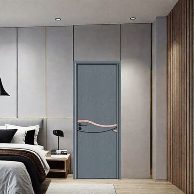 Porte creuse en WPC résistant à l'humidité durable avec isolation thermique et étanche aux termites pour un usage intérieur
