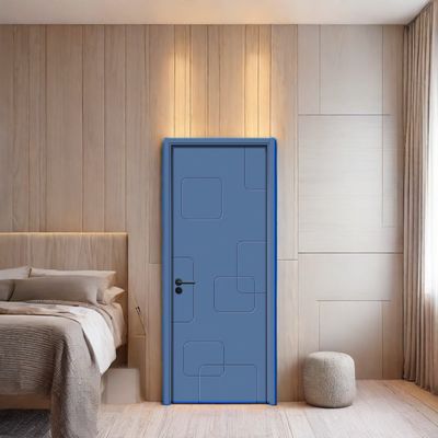 Un bon prix. Porte creuse WPC au design moderne avec dimensions standard 2100*600*45mm, certifiée ISO9001 et CE en ligne