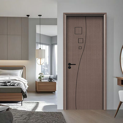 Porte creuse en composite bois-plastique (WPC) étanche et anti-termites, avec conception à âme creuse pour la longévité et la performance