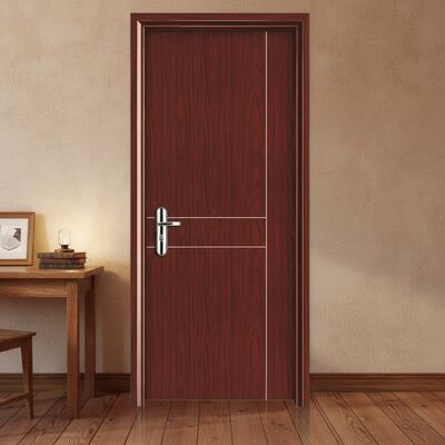 Porte creuse WPC Porte composite écologique conçue pour les espaces intérieurs résidentiels, commerciaux et de bureau