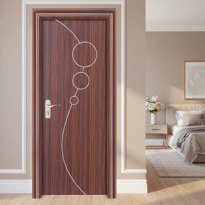 Porte creuse WPC résistante à l'humidité avec insonorisation et faible entretien pour usage intérieur