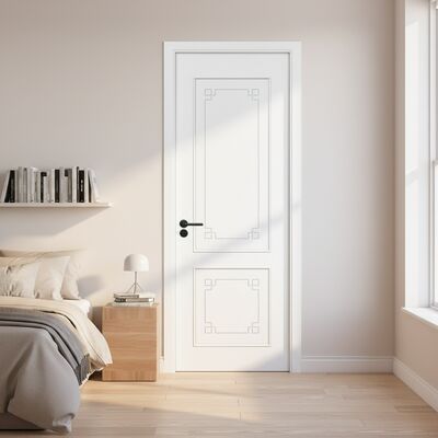 Un bon prix. Peinture de porte en WPC porte creuse composite dotée d'une conception insonorisée résistante à l'humidité et de finitions personnalisables pour l'intérieur en ligne