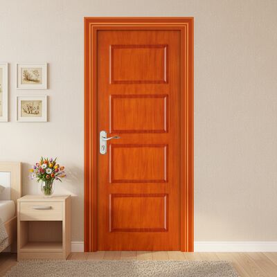 Un bon prix. Porte WPC Peinte porte composite creuse moderne avec cadre WPC durable, construction résistante à l'humidité et insonorisation pour l'intérieur en ligne