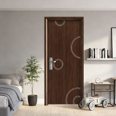 Un bon prix. Durable WPC Porte intérieure conception composite creuse avec isolation thermique résistante à l'humidité et style moderne pour les résidences commerciales en ligne