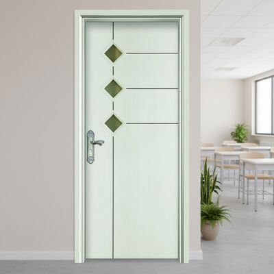 Un bon prix. Porte en verre WPC, porte composite durable avec âme creuse pour applications intérieures résidentielles et commerciales en ligne
