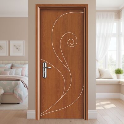 Un bon prix. Porte intérieure en WPC durable Porte composite creuse avec une résistance supérieure à l'humidité et une isolation thermique énergétique en ligne