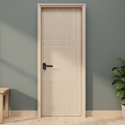 Un bon prix. Porte en verre WPC écologique avec cadre composite en bois plastique offrant des solutions intérieures résistantes à l'humidité et durables en ligne