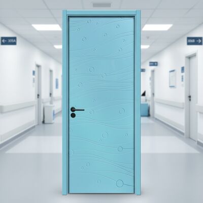 Un bon prix. Porte WPC peinte insonorisée et isolée thermiquement, porte composite idéale pour les applications intérieures résidentielles et commerciales en ligne