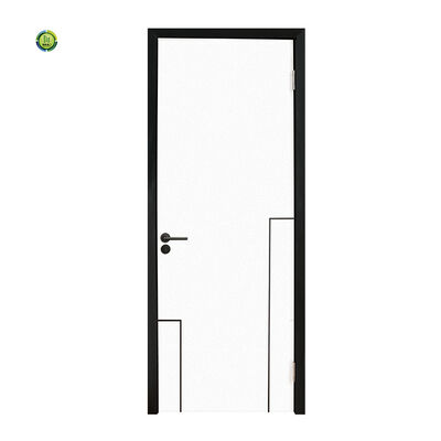 Un bon prix. 35 mm 45 mm ou personnaliser épaisseur de la feuille de porte WPC porte intérieure bois plastique composite charnière méthode d'installation durable en ligne
