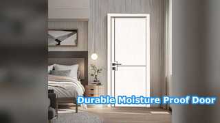 Intérieur résistant à l'humidité durable de porte creuse de WPC