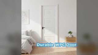 Porte intérieure WPC, durable, résistant à l'humidité, insonorisé