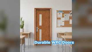 Portes intérieures durables WPC pour les maisons modernes