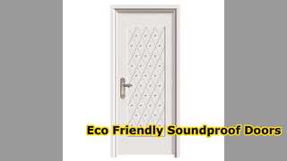 Portes intérieures durables de WPC écologiques et insonorisées