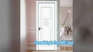 Durable libre de formaldéhyde de porte intérieure de WPC