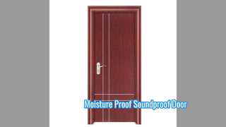 Durable insonorisé d'humidité de porte creuse de WPC