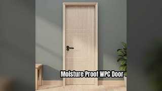 Entretien durable résistant à l'humidité de porte creuse de WPC faible