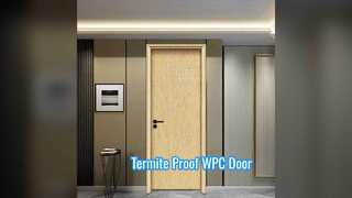 Entretien de preuve de moisissure de preuve de termite de porte creuse de WPC bas